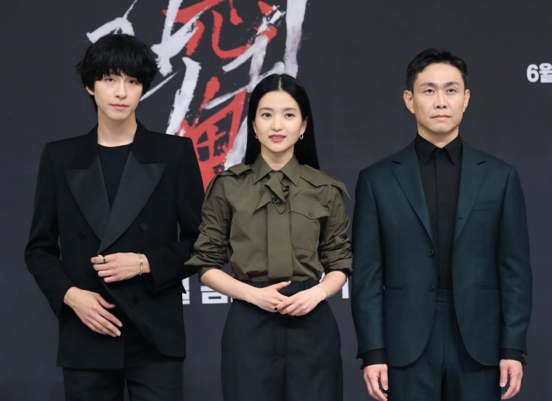 배우 홍경(왼쪽부터)과 김태리, 오정세/뉴스1 ⓒ News1