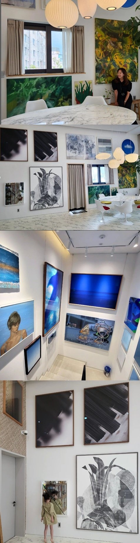 백종원 더본코리아 대표와 배우 소유진의 자택 내부. 사진=뉴시스(소유진 SNS 갈무리)