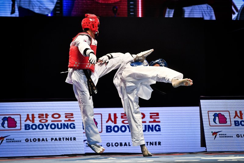 부영그룹이 태권도 세계화를 위해 후원하고 있는 '월드 챔피언십 2019 대회'의 모습.