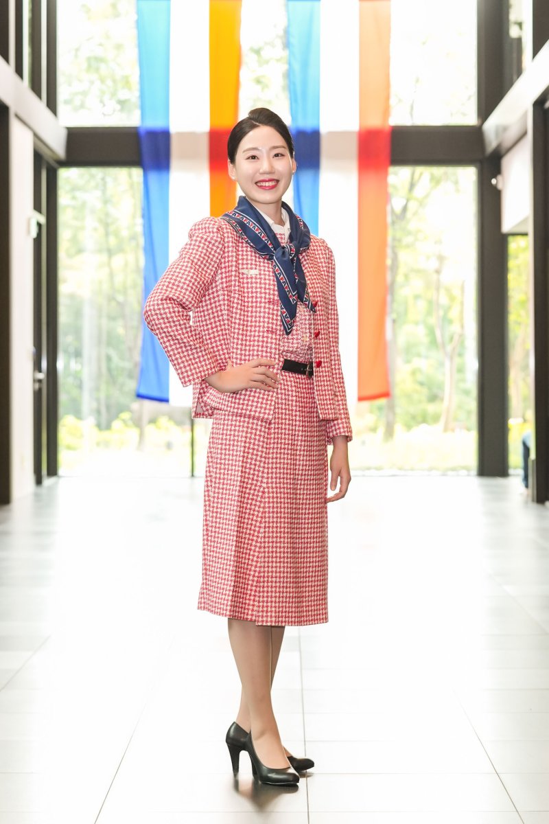 1978년 에어프랑스 직원들의 의견을 토대로 제작된 승무원 유니폼(에어프랑스 제공)