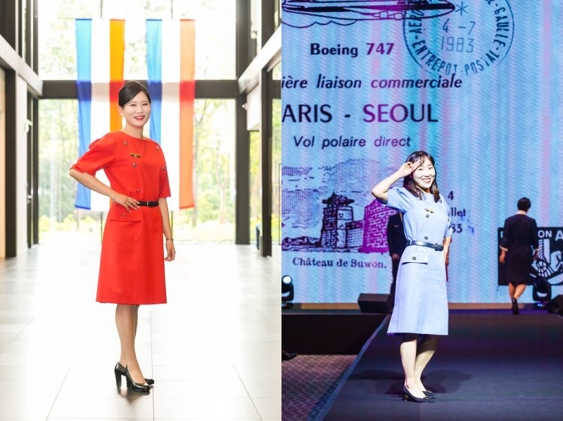 1997년 출시된 에어프랑스X니나 리치 승무원 유니폼(에어프랑스 제공)