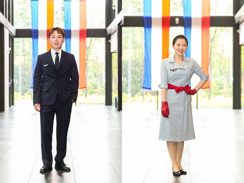 2005년 출시된 에어프랑스X크리스찬 라크르와 승무원 유니폼(에어프랑스 제공)