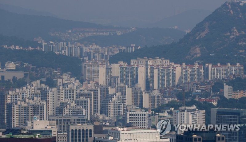 남산에서 바라본 서울 시내 아파트. 사진=연합뉴스