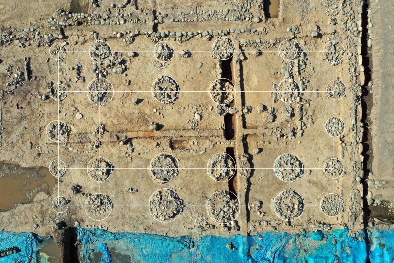 [서울=뉴시스] 경주 미탄사지 금당지 전경 (사진=문화재청 제공) 2023.06.29. photo@newsis.com *재판매 및 DB 금지