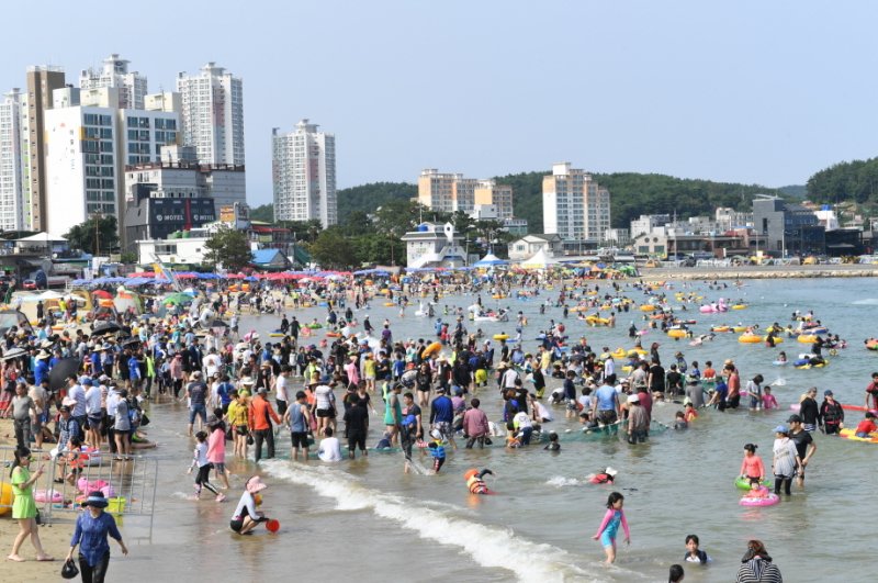 부산 일광해수욕장 전경(기장군청 제공)