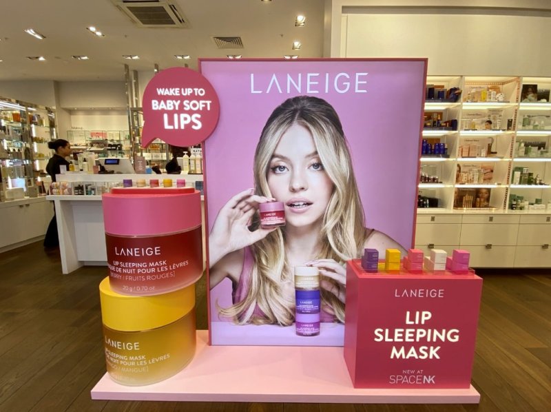 영국 SPACE NK 매장 내 라네즈 매대 (사진=아모레퍼시픽 제공) *재판매 및 DB 금지