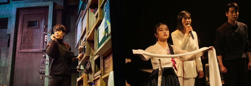 2023 K-뮤지컬국제마켓 쇼케이스 참가작인'더 라스트 맨(왼쪽 사진)'과 '홍련' 문화체육관광부 제공