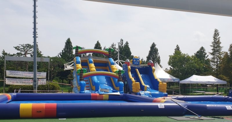 충북 청주시 흥덕구 문암생태공원 물놀이터.(청주시 제공).2023.7.11/뉴스1