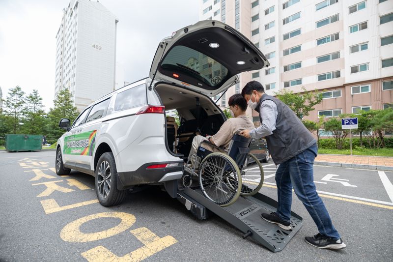 전북 익산 장애인콜택시 자료사진. 익산시 제공