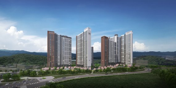 [춘천 레이크시티 아이파크 투시도]