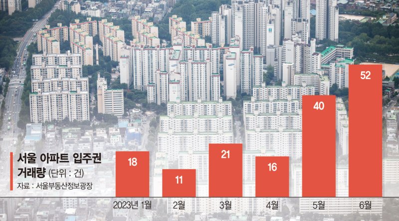 "기존 집 팔고 강남 신축 갈래요"… 서울 입주권 거래 기지개