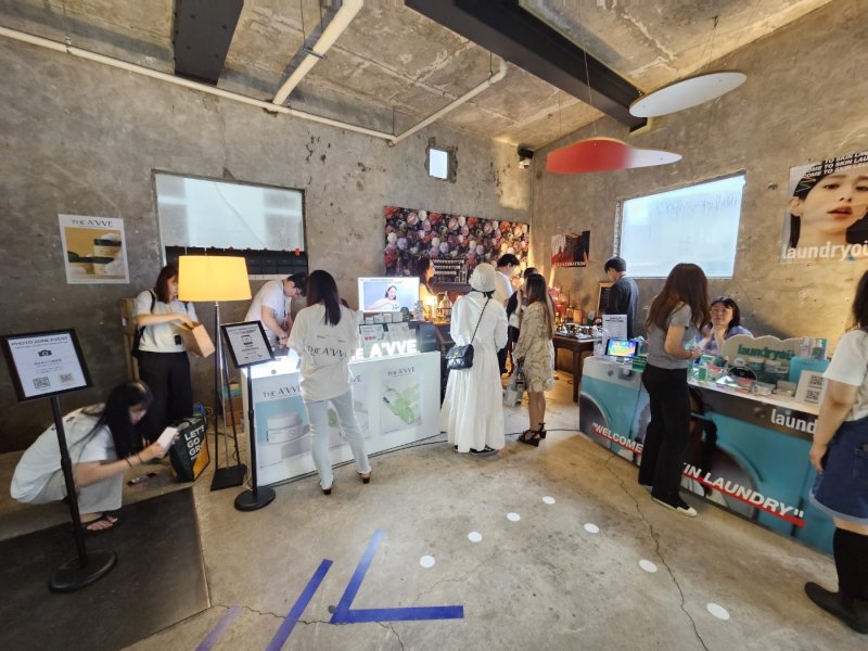 팝업 스토어 내부 모습.ⓒ 뉴스1/김진희 기자.