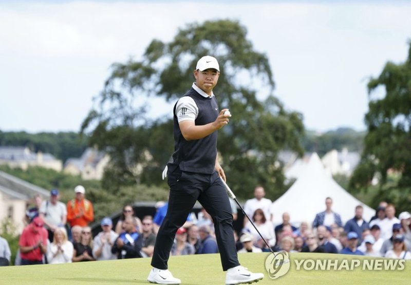 "이번엔 김주형 차례다" 매킬로이와 맞장..PGA 스코틀랜드오픈 3R 1타차 2위