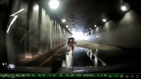 [블랙박스 영상] 오송 지하차도서 풀액셀로 나온 차