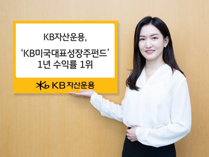 KB 美성장주펀드, 북미주식형 중 1년 수익률 1위