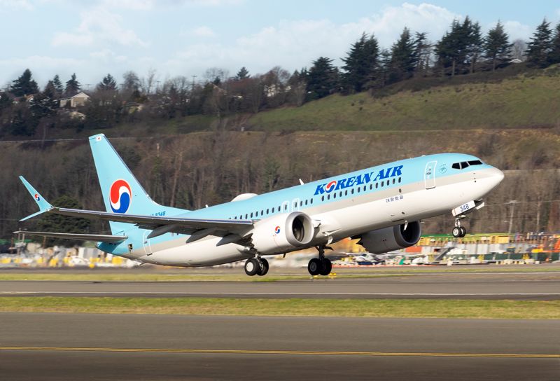 대한항공 B737-8. 대한항공 제공