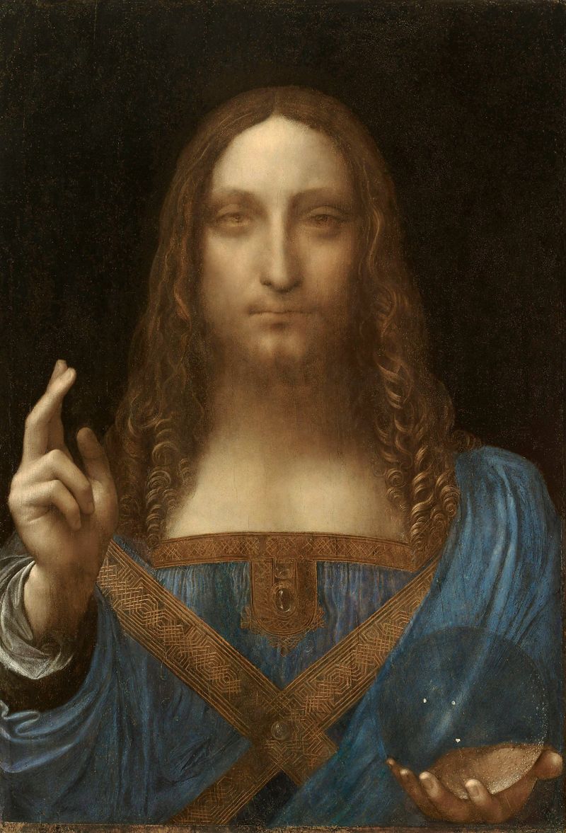 레오나르도 다빈치 '살바토르 문디' / 사진=위키피디아
