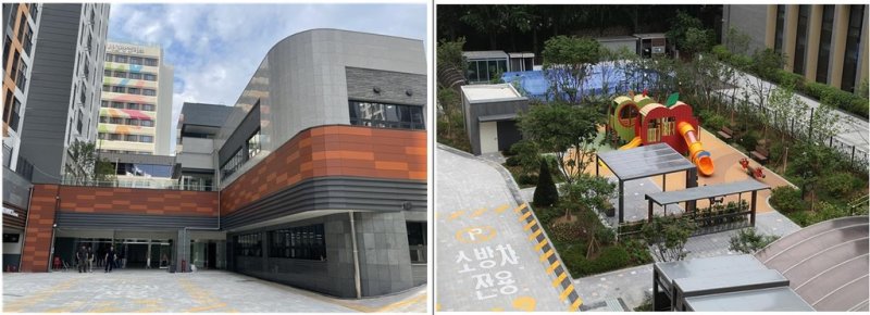 서울시 공공임대주택 '공덕 크로시티' 지역편의시설과 어린이놀이터 [서울시 제공. 재판매 및 DB 금지]