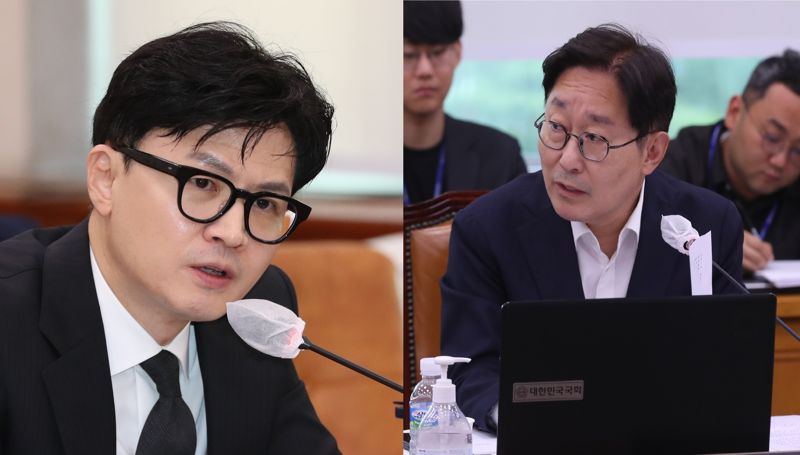 한동훈 법무부 장관(왼쪽), 더불어민주당 박범계 의원. /사진=뉴스1