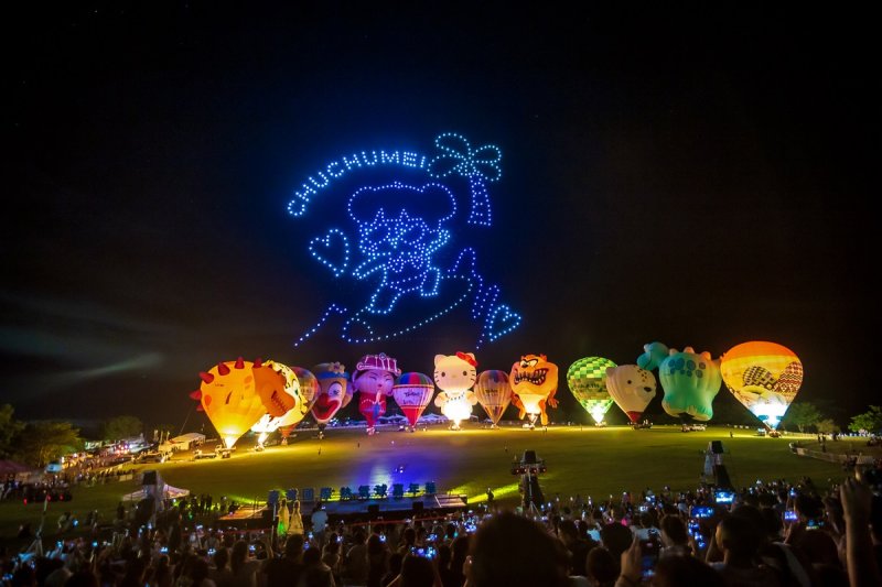 대만 타이중 국제 열기구 페스티벌. (사진=대만 국제 열기구 페스티벌 공식 페이스북) photo@newsis.com *재판매 및 DB 금지