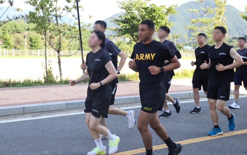 ROTC 자료 사진. (사진은 정전협정·한미동맹 70주년을 맞아 동반훈련 중인 한미 ROTC 후보생들의 모습). 사진=연합뉴스