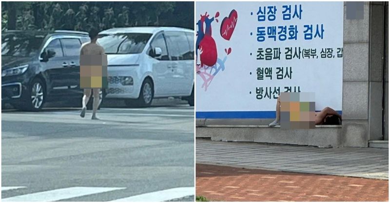 이번엔 속초 알몸남… "양말은 신었네"