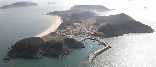 충남 보령시 호도 마을전경