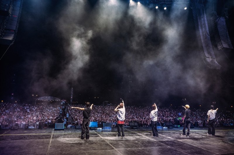 그룹 투모로우바이투게더 롤라팔루제 출연 [빅히트뮤직 제공. 재판매 및 DB 금지]