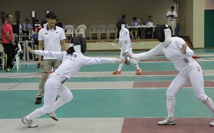 펜싱대회 [해남군 제공·재판매 및 DB 금지]