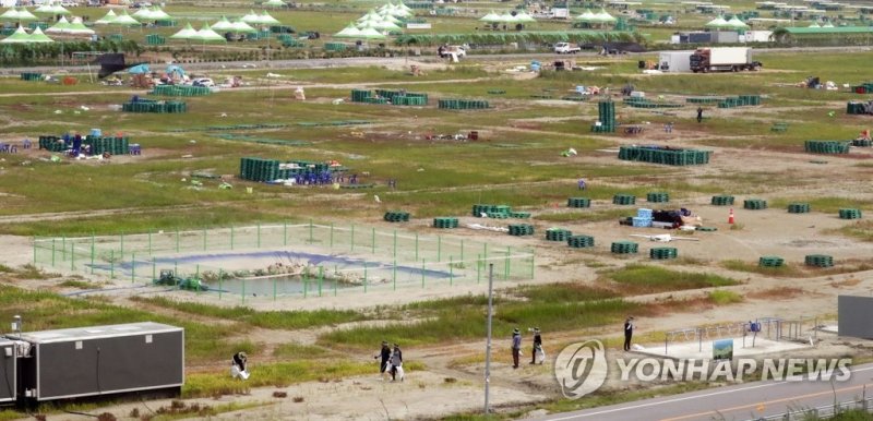 스카우트연맹 등 관계자 잼버리 숙영지서 전원 철수