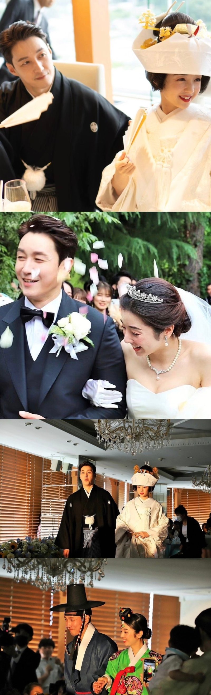 [서울=뉴시스] 배우 심형탁(45)과 그의 아내 히라이 사야(27)가 결혼식 사진을 추가로 공개했다. (사진=심형탁, 히라이 사야 인스타그램 캡처) 2023.08.11. photo@newsis.com *재판매 및 DB 금지