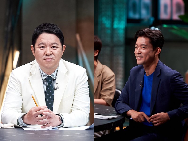 김구라(왼), 김대호, 사진=MBC '도망쳐'