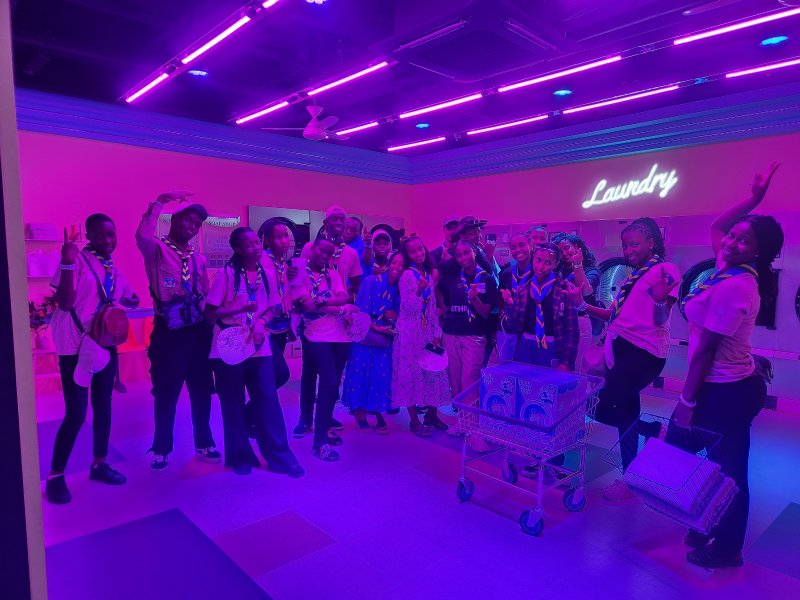 사전투어로 하이커 그라운드를 방문한 에티오피아 잼버리 단체(한국관광공사 제공)