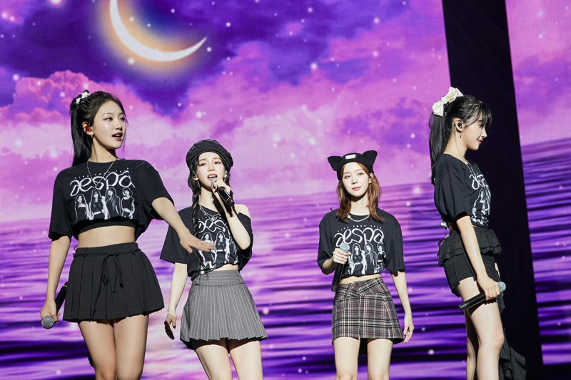 [서울=뉴시스] 에스파 LA 콘서트. 2023.08.15. (사진 = SM엔터테인먼트 제공) photo@newsis.com *재판매 및 DB 금지