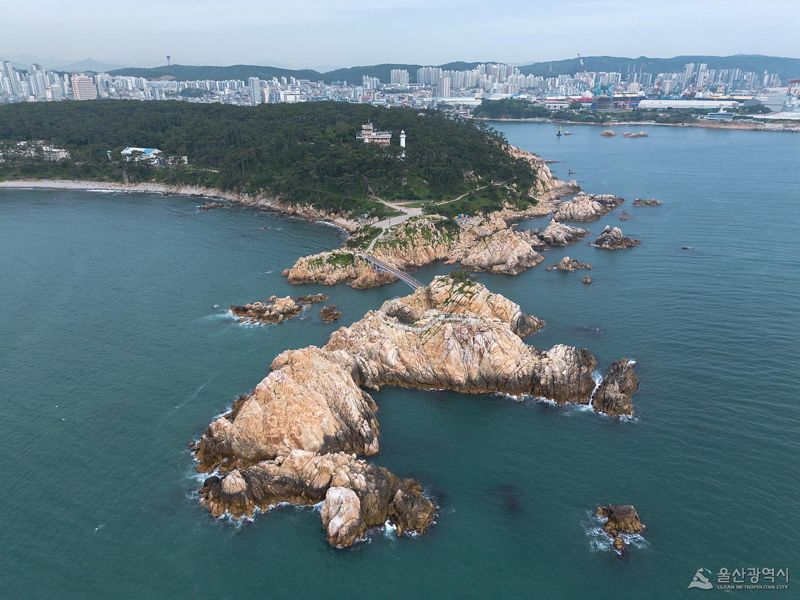 울산 대왕암공원 앞바다에 울산시가 수면에서 매시간 떠오르는 거대 부처상을 건립하기 위해 관련 용역을 추진하고 있는 사실이 알려지면서 울산지역 기독교 단체가 반발하며 사업 철회를 촉구하고 나섰다. 사진은 부처상 설치가 검토되고 있는 울산 대왕암공원. 울산시 제공