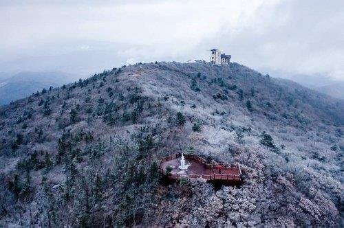 지난해 눈 내린 평창 발왕산 [평창군 제공·재판매 및 DB 금지]