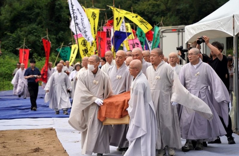 불국사 회주 나가당 성타대종사 영결·다비식