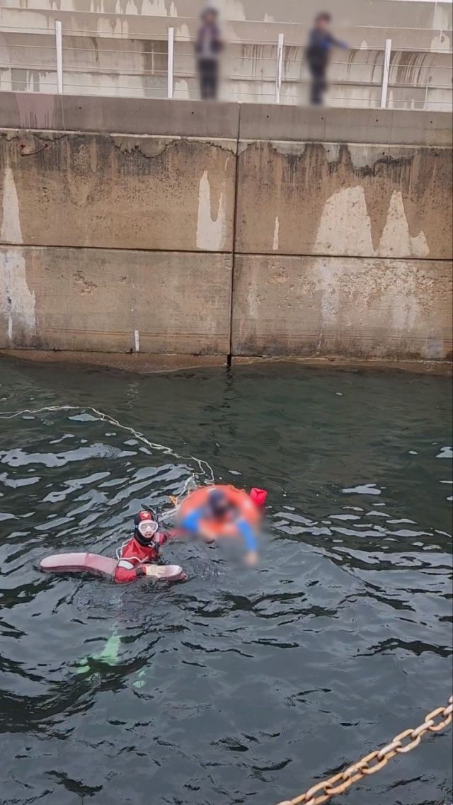 "문어 떼어내려다"...50대男, 영일만 방파제서 떨어져