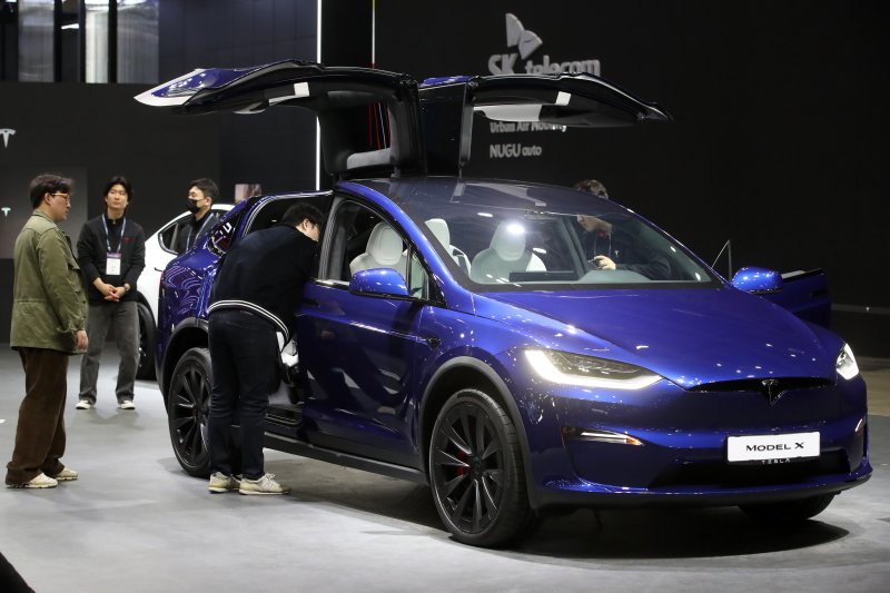 테슬라의 모델 X.(뉴스1 자료사진)ⓒ News1 이승배 기자