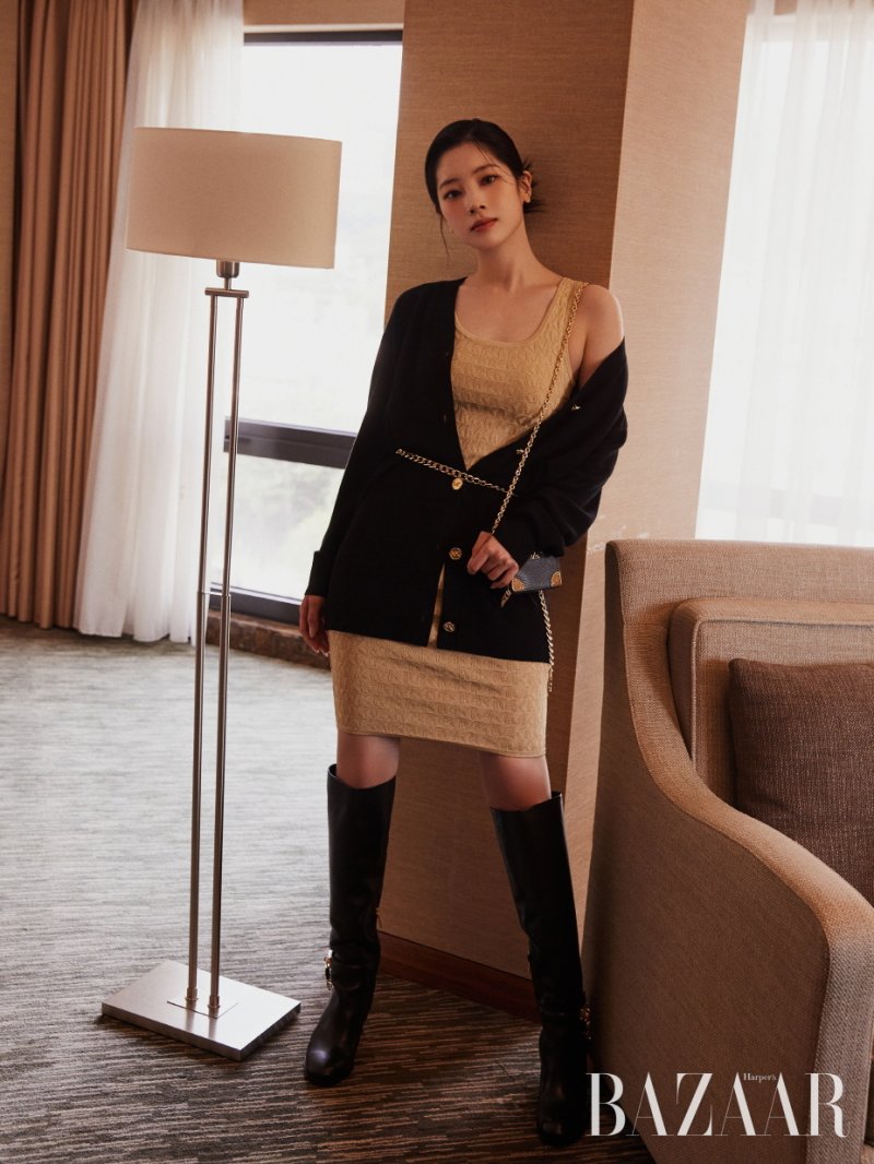 트와이스 다현, 호피 패션으로 도발적 섹시미