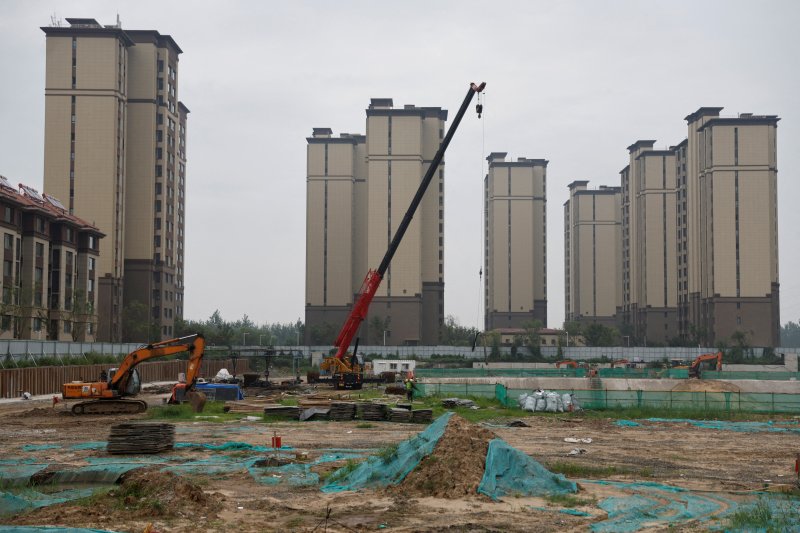 중국의 건설업체 컨트리가든이 톈진에 짓고 있는 주거용 아파트들. 로이터 뉴스1