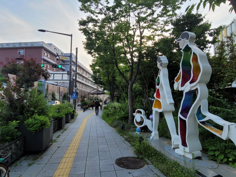 서울 강동구 구천면로 모습. 서울 강동구 제공