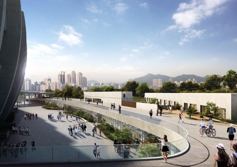 잠실 주경기장 투시도(서울시 제공).