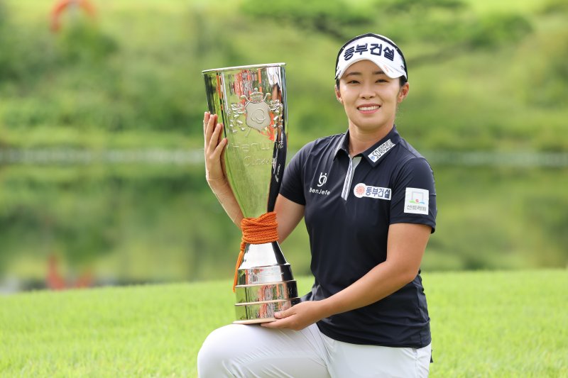 지난해 한화클래식 우승자 김수지 / KLPGA 제공