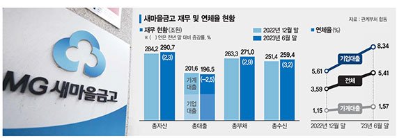 3조 부실채 매각·집단대출 제한·충당금 늘려 시장 불안 해소 [새마을금고 사태 진화 나선 정부]