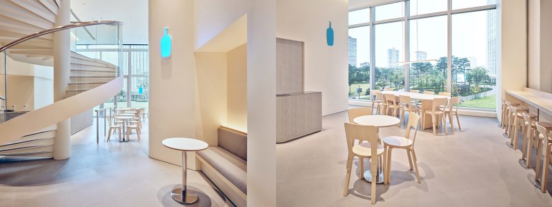 '롯데월드타워뷰' 잠실 블루보틀 떴다