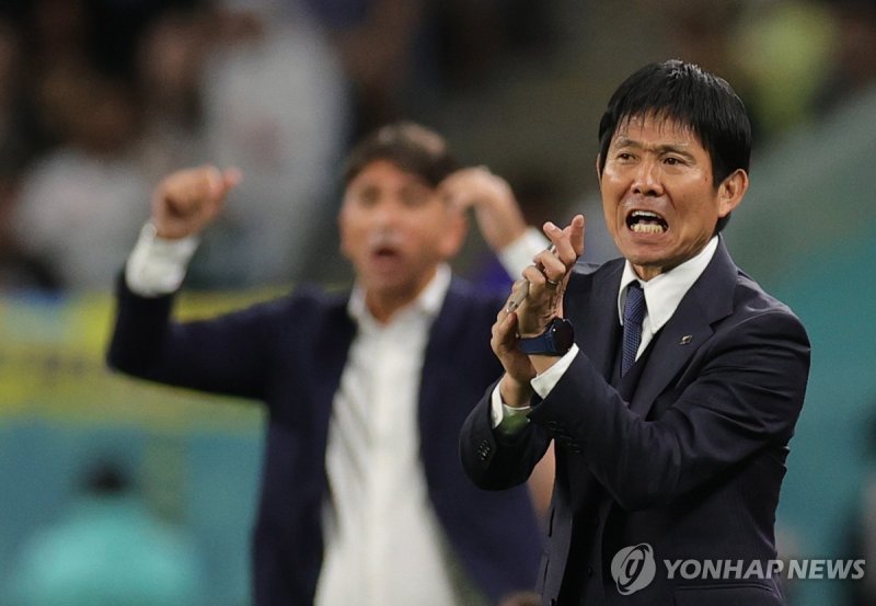 모리야스 하지메 감독이 지휘하는 일본 축구 대표팀은 10일(한국시간) 독일 볼프스부르크의 폴크스바겐 아레나에서 열린 독일과 친선전에서 4-1 대승을 거뒀다. (연합뉴스)