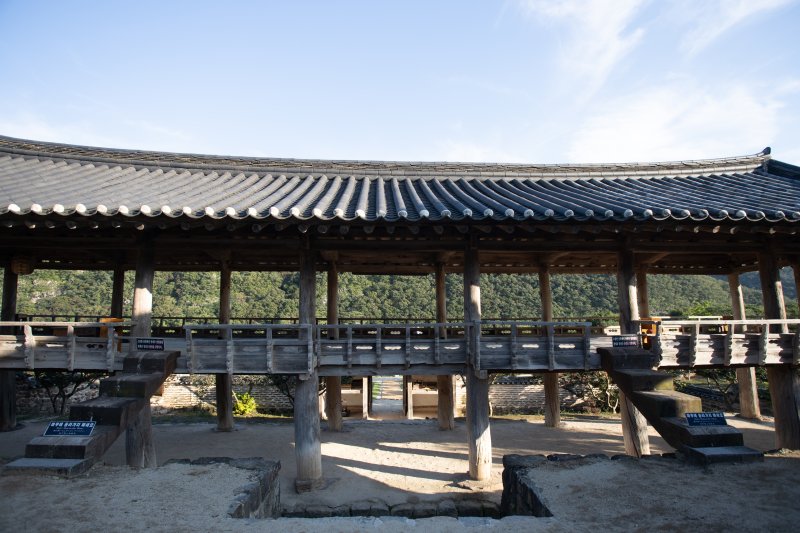 [서울=뉴시스] 병산서원 만대루 (사진=한국문화재재단 제공) 2023.09.03. photo@newsis.com *재판매 및 DB 금지