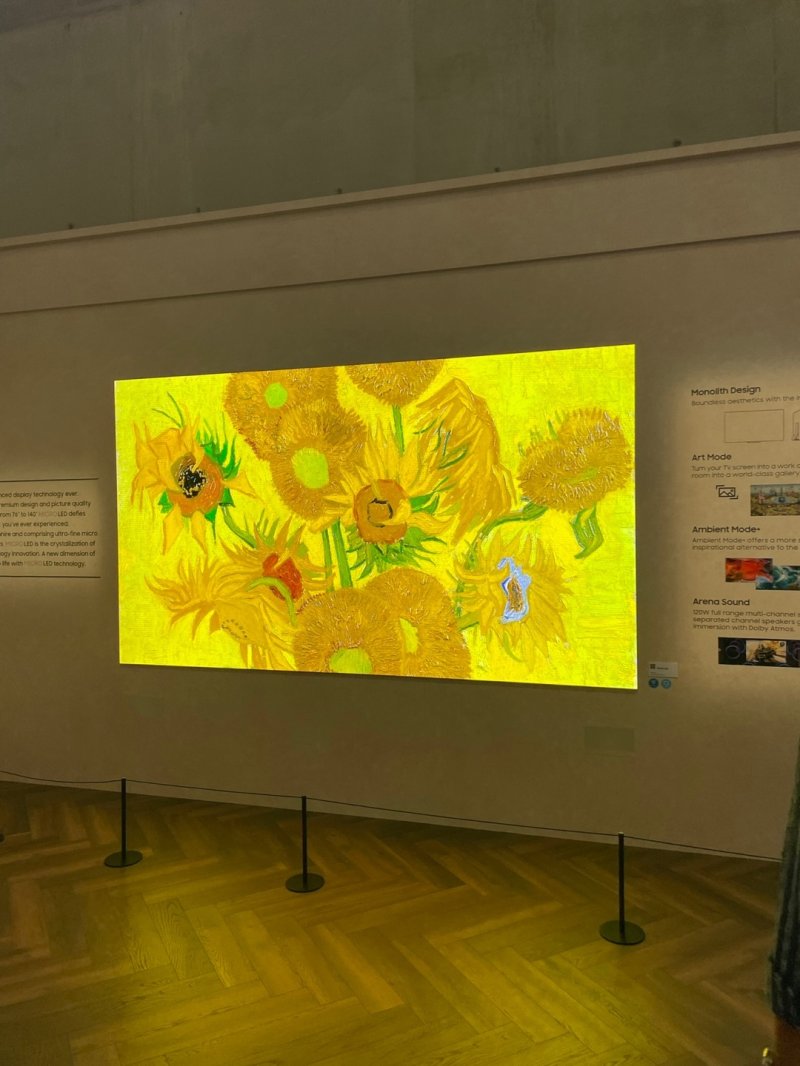 삼성전자 IFA 전시관에 설치된 '마이크로 LED' TV 모습. 2023.9.1/뉴스1 ⓒ News1 강태우 기자