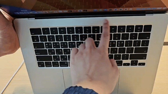 두 쌍의 포스캔슬링 우퍼(스피커 장치)가 들어간 부분. 2023.09.03. 오현주 기자